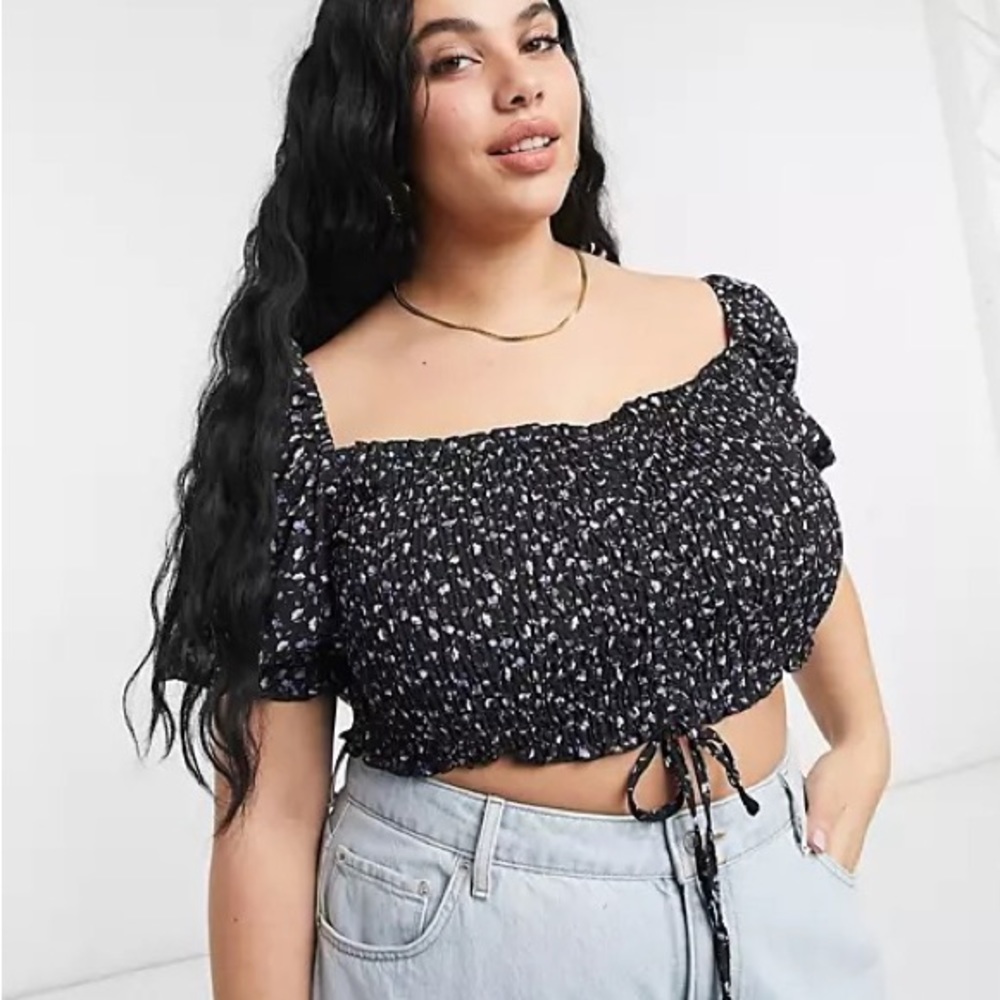PLUS SIZE URBAN BLISS FLORAL TOP